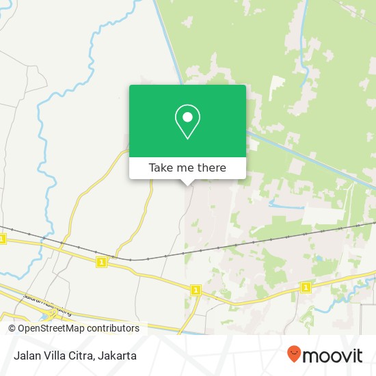 Jalan Villa Citra map