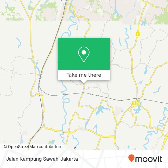 Jalan Kampung Sawah map