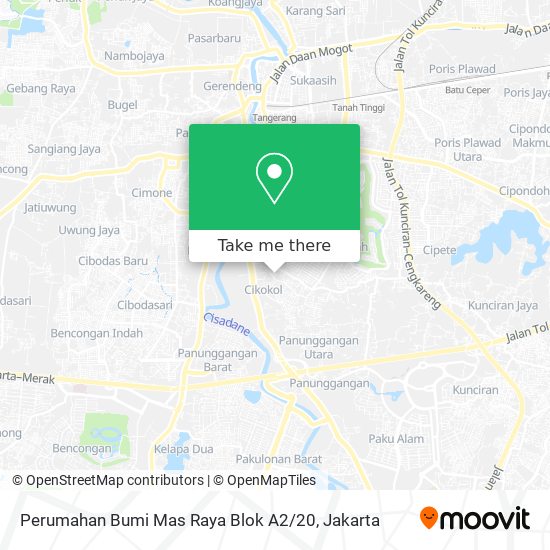 Perumahan Bumi Mas Raya Blok A2 / 20 map
