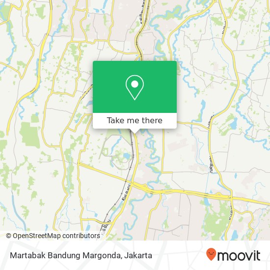 Martabak Bandung Margonda map
