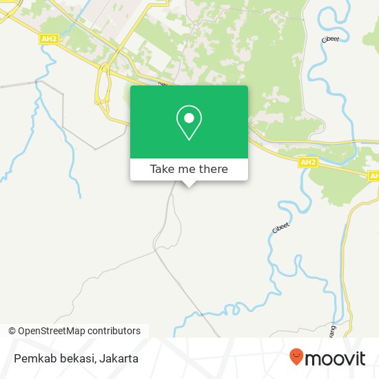 Pemkab bekasi map