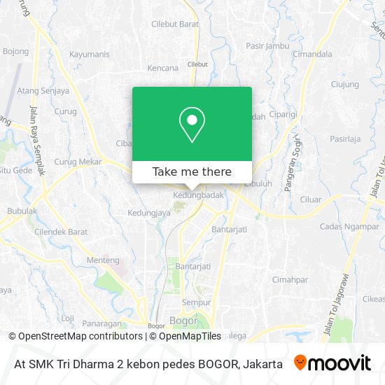 At SMK Tri Dharma 2 kebon pedes BOGOR map
