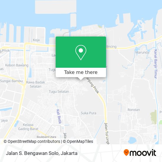 Jalan S. Bengawan Solo map