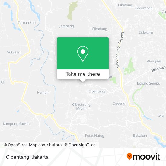 Cibentang map