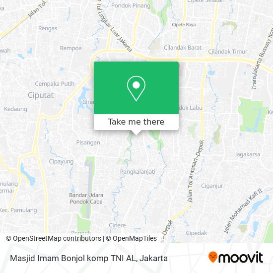 Masjid Imam Bonjol komp TNI AL map