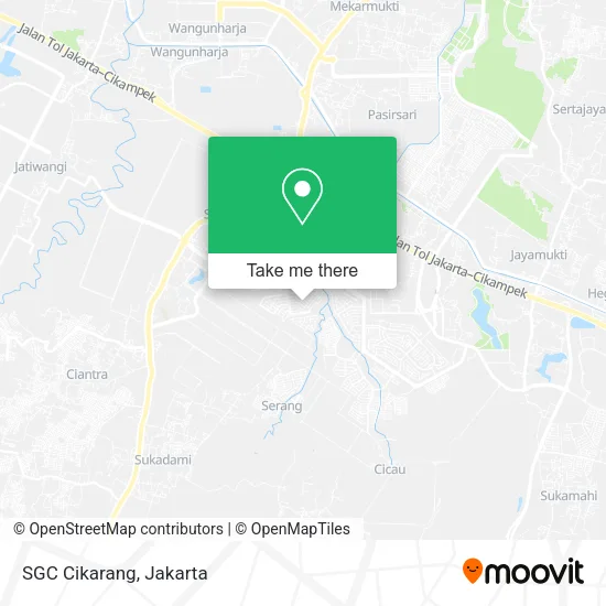 SGC Cikarang map