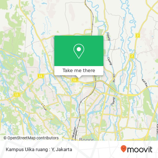 Kampus Uika ruang : Y map