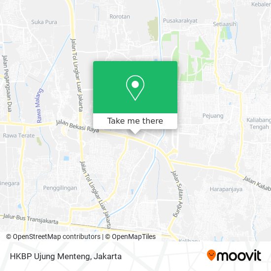 HKBP Ujung Menteng map