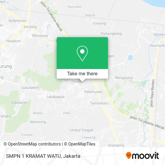 SMPN 1 KRAMAT WATU map