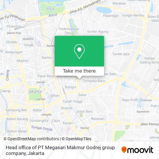 Head office of PT Megasari Makmur Godrej group company map