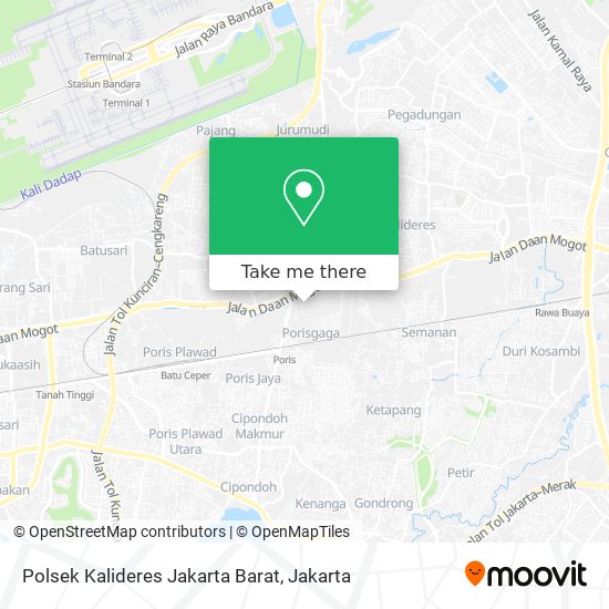 Polsek Kalideres Jakarta Barat map