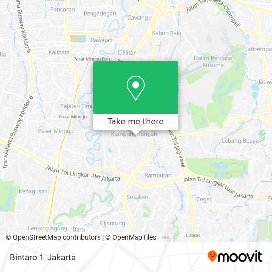 Bintaro 1 map