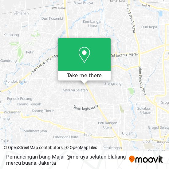 Pemancingan bang Majar @meruya selatan blakang mercu buana map