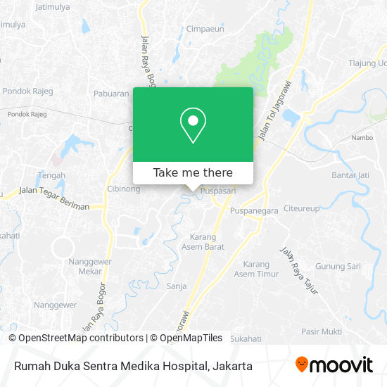 Rumah Duka Sentra Medika Hospital map