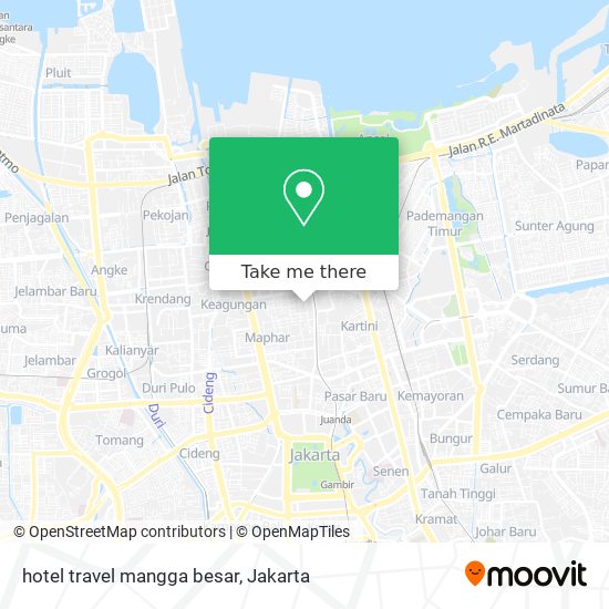 hotel travel mangga besar map