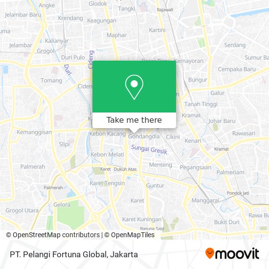 PT. Pelangi Fortuna Global map