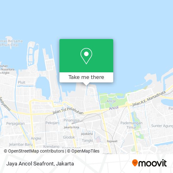 Jaya Ancol Seafront map