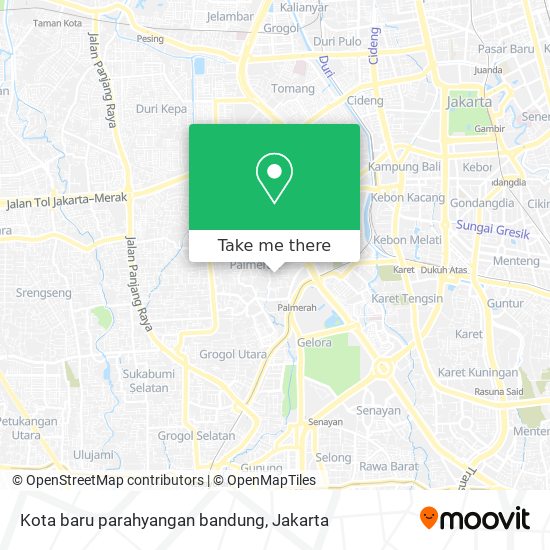 Kota baru parahyangan bandung map