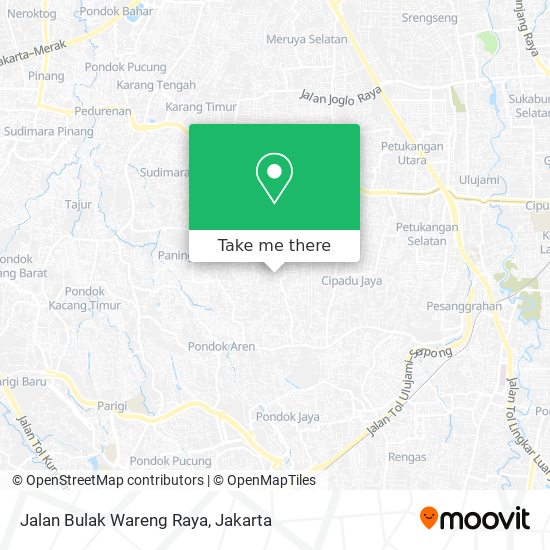 Jalan Bulak Wareng Raya map