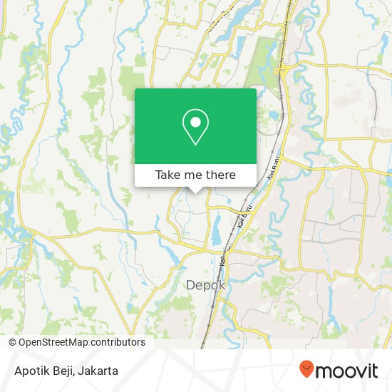 Apotik Beji map