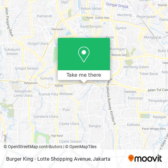Burger King - Lotte Shopping Avenue map