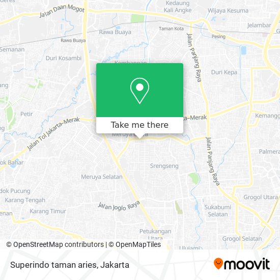 Superindo taman aries map