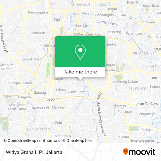 Widya Graha LIPI map