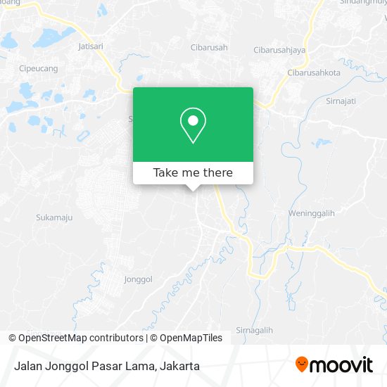 Jalan Jonggol Pasar Lama map