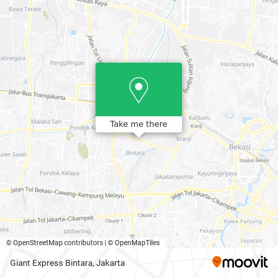 Giant Express Bintara map