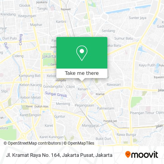Jl. Kramat Raya No. 164, Jakarta Pusat map