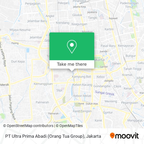 PT Ultra Prima Abadi (Orang Tua Group) map