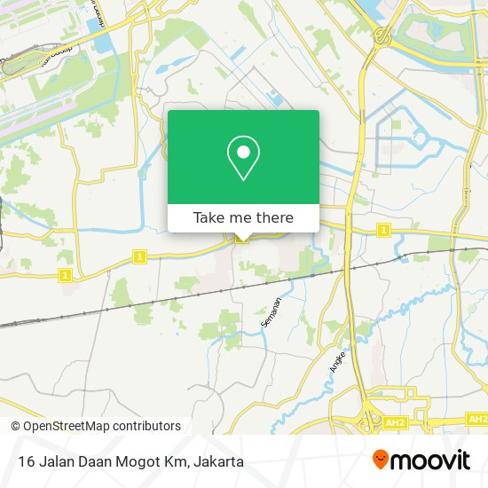 16 Jalan Daan Mogot Km map