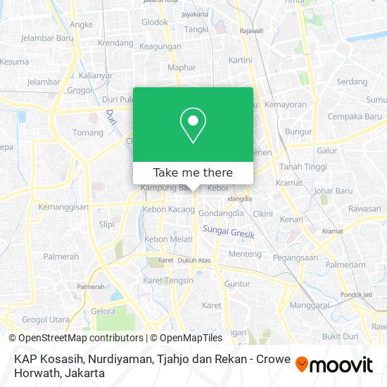 KAP Kosasih, Nurdiyaman, Tjahjo dan Rekan - Crowe Horwath map
