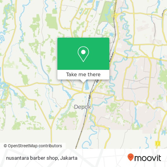 nusantara barber shop map