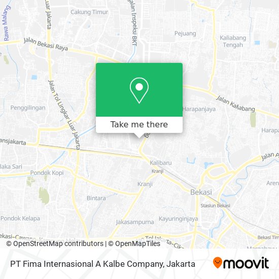 PT Fima Internasional A Kalbe Company map
