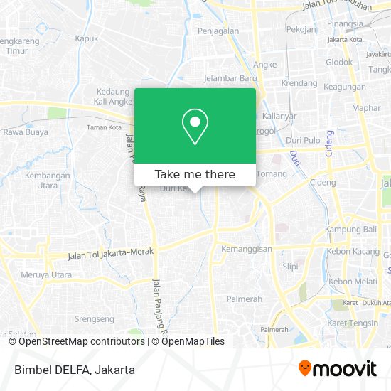 Bimbel DELFA map