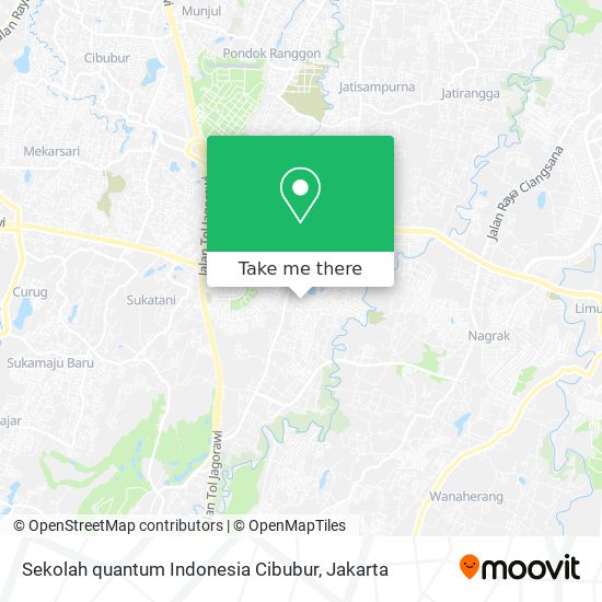 Sekolah quantum Indonesia Cibubur map