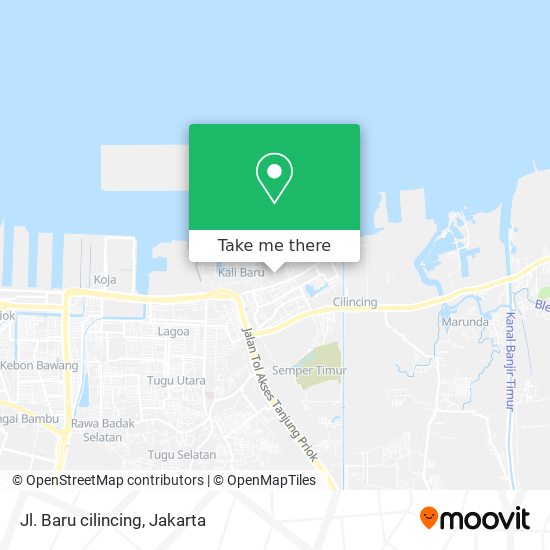 Jl. Baru cilincing map