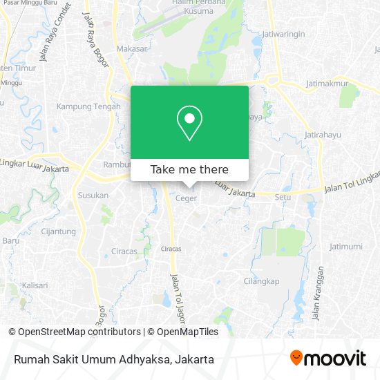 Rumah Sakit Umum Adhyaksa map