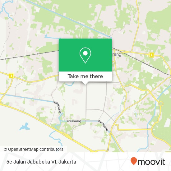 5c Jalan Jababeka VI map