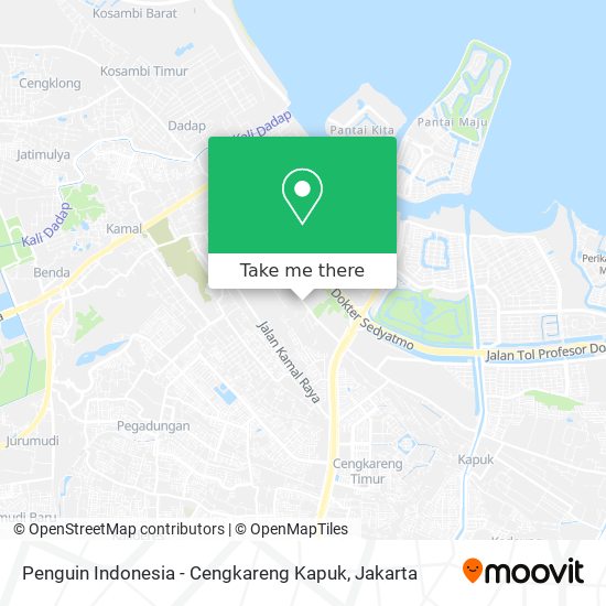 Penguin Indonesia - Cengkareng Kapuk map