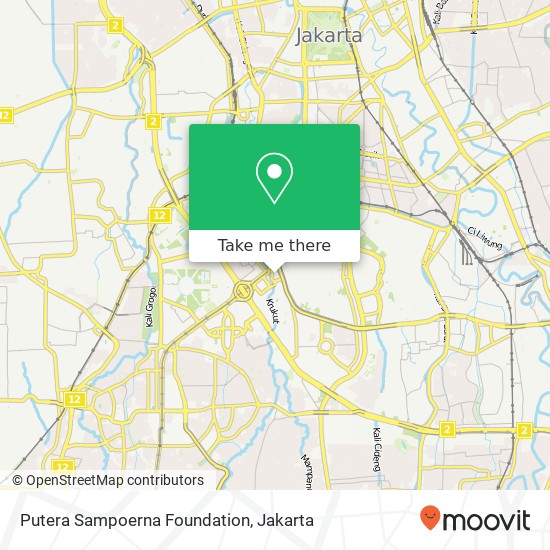 Putera Sampoerna Foundation map