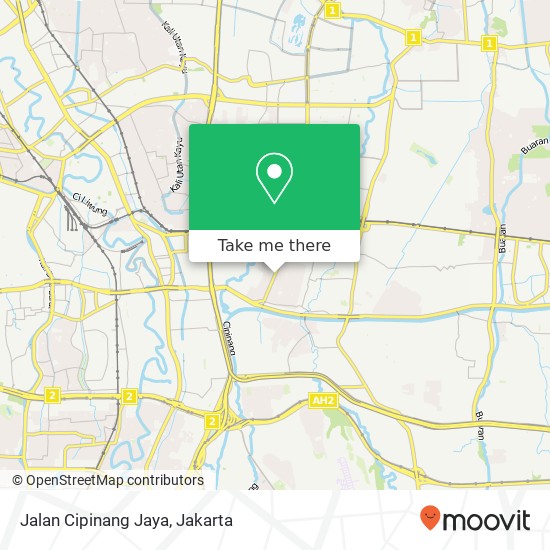 Jalan Cipinang Jaya map