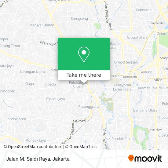Jalan M. Saidi Raya map