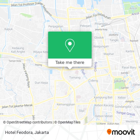 Hotel Feodora map