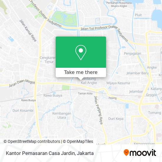 Kantor Pemasaran Casa Jardin map