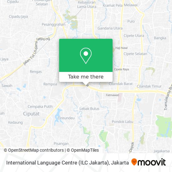 International Language Centre (ILC Jakarta) map