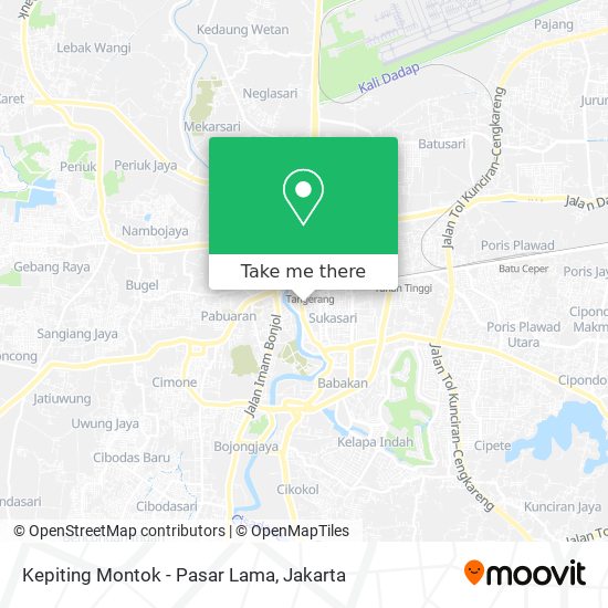 Kepiting Montok - Pasar Lama map
