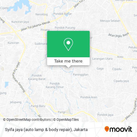 Syifa jaya (auto lamp & body repair) map