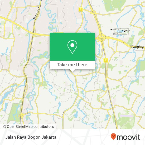 Jalan Raya Bogor map